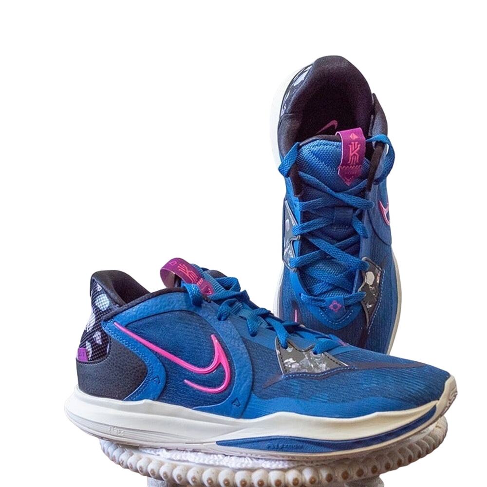 NIKE Kyrie Low 5 Dark Marina Blue Pink DJ6012-400 Basketball Shoes